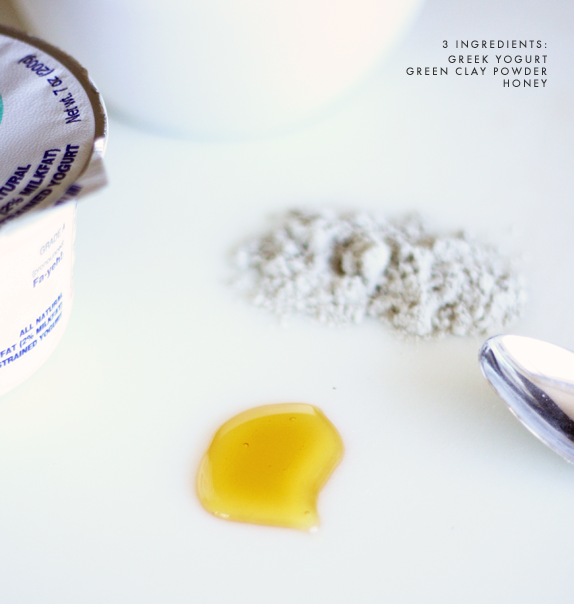 yogurt mask ingredients | via vmac+cheese