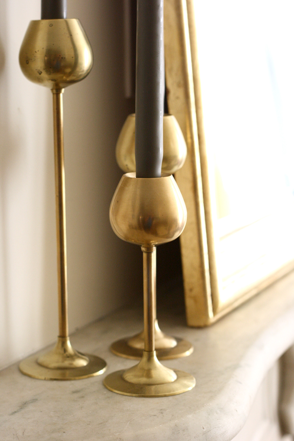 brass candlesticks from hunters alley