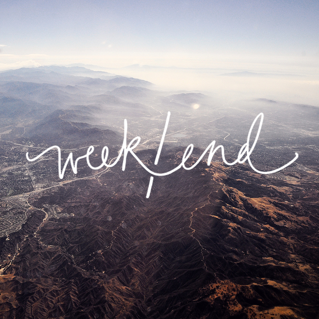 weekend - photo by superfamous, graphic by victoria mcginley