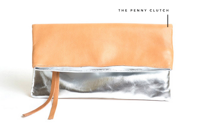 penny clutch - oliveve