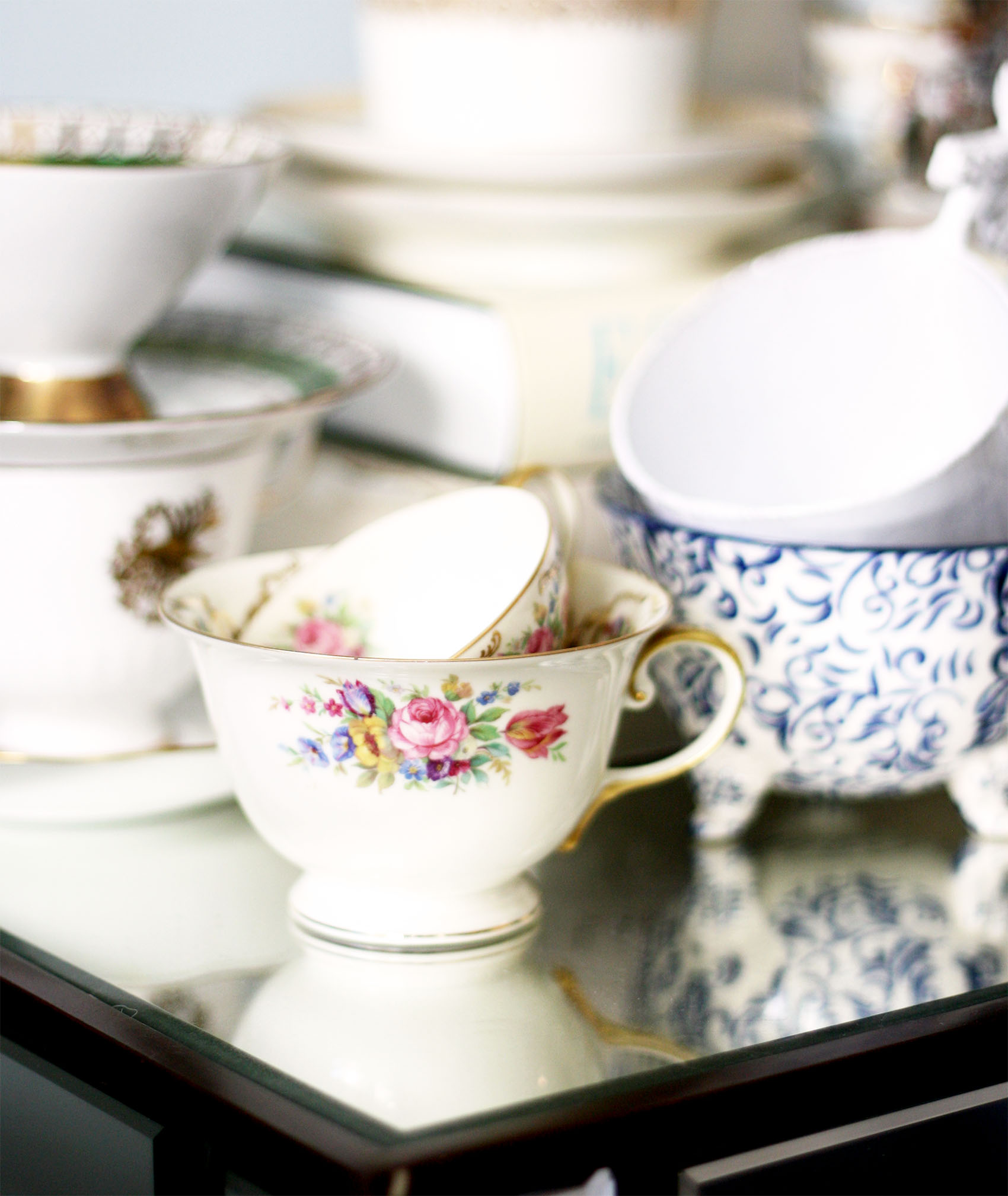 vintage tea cup from germany | via @victoriamstudio